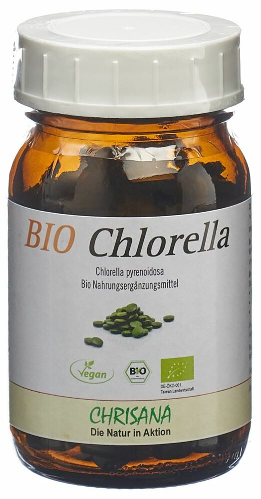 CHRISANA Compresse di clorella biologica barattolo 250 pezzi