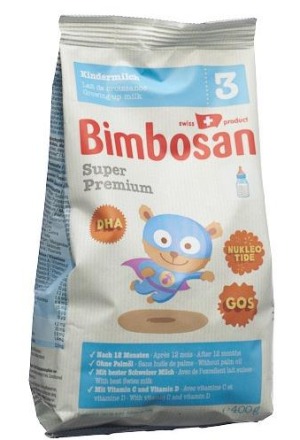 Bimbosan Super Premium 3 ricarica di latte per lattanti 400g