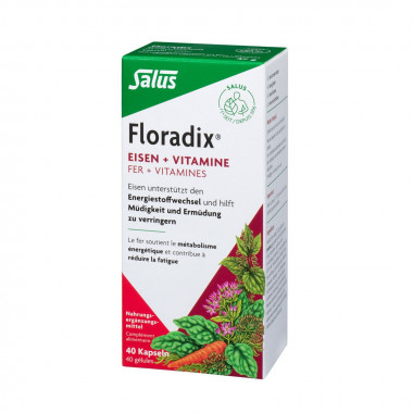 Floradix Ferro + Vitamine Capsule 40 Capsule
