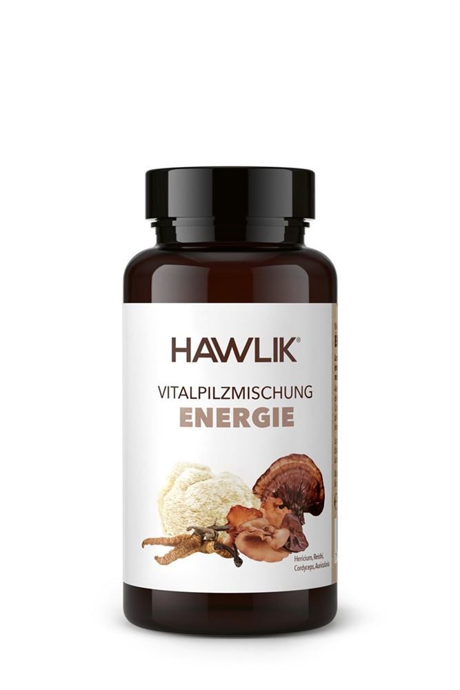 Miscela di funghi vitali HAWLIK Capsule energetiche 90 Capsule