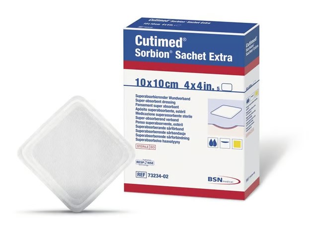Cutimed Sorbion Bustina Extra 20x10cm 5 pezzi
