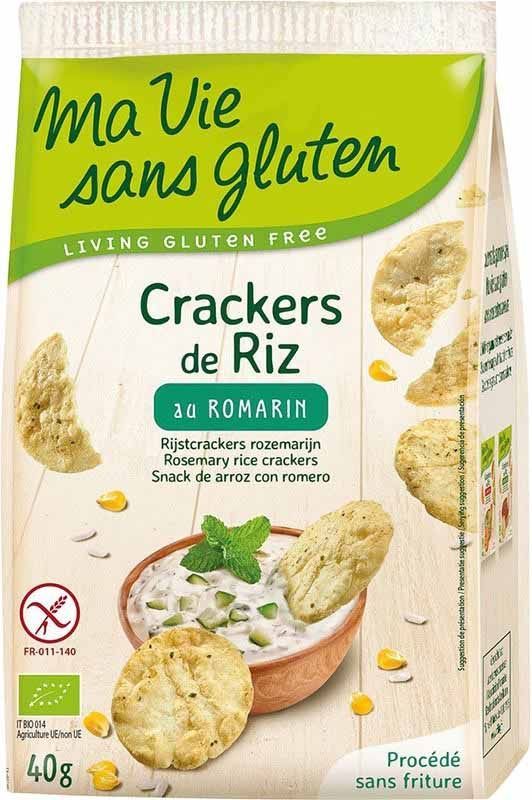 Cracker di riso MA VIE S GLUT al rosmarino 40g