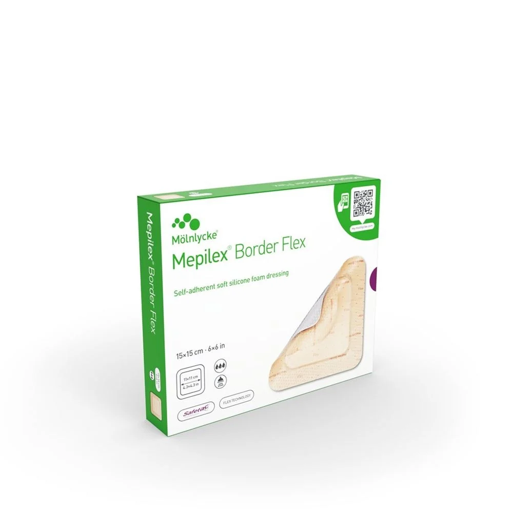 MEPILEX Border Flex 15x15cm (n) 5 pezzi
