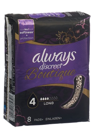 sempre Discreet Boutique assorbenti per incontinenza+ lunghi 8 pezzi