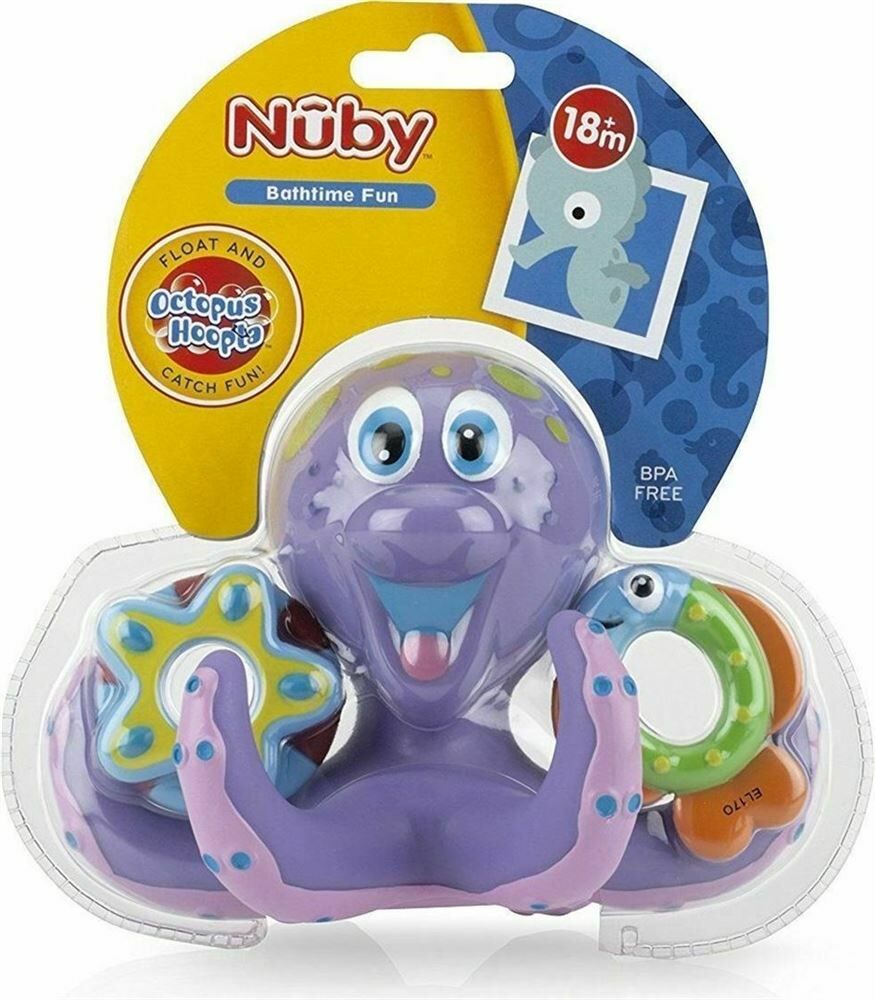 Polpo nuotatore Nûby con figure di gioco