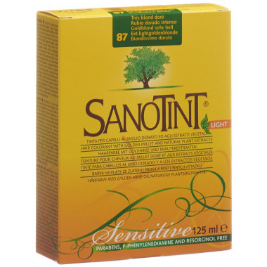 Sanotint Sensitive Light colore per capelli 87 biondo dorato molto chiaro