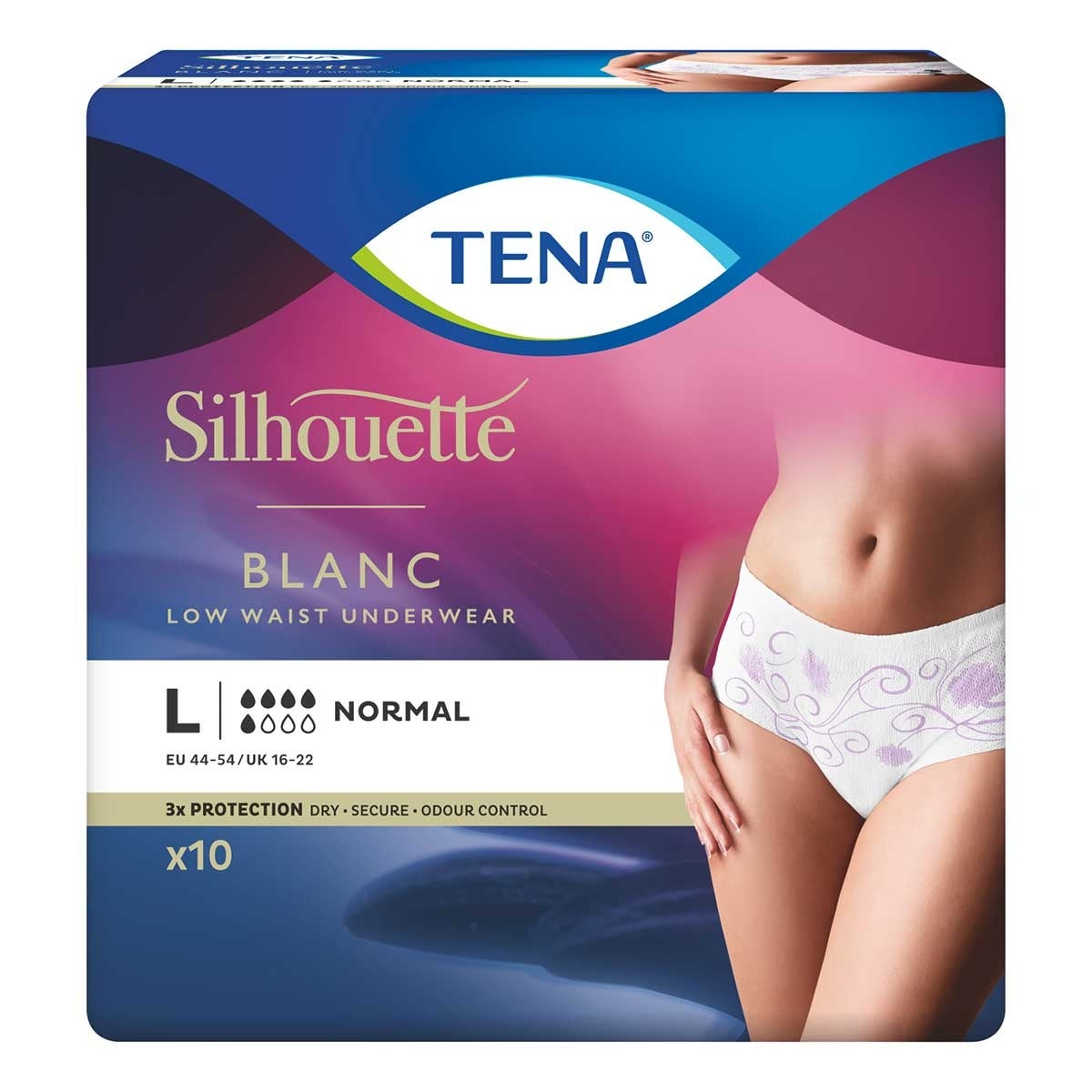 TENA Silhouette Normal L weiss 10 Stück