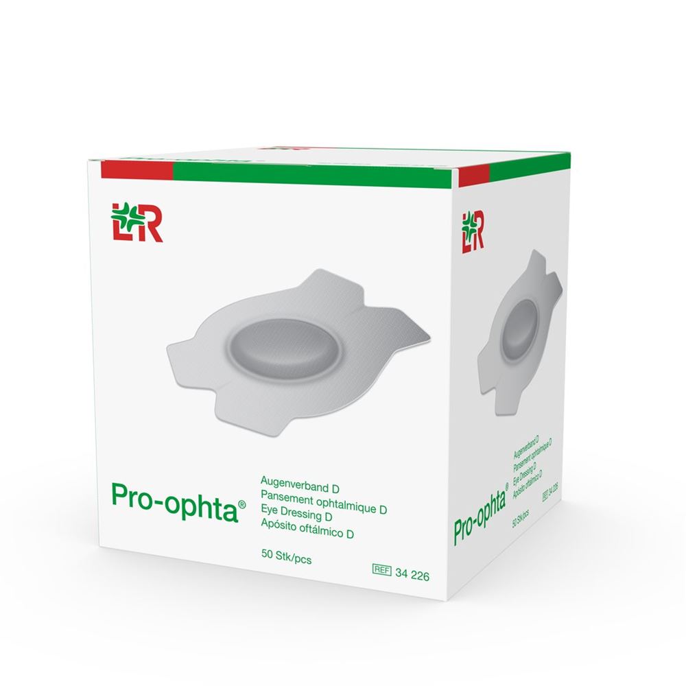 Benda oculare Pro-ophta D lightproof skinf 50 pezzi