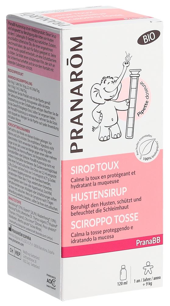 PRANAROM PranaBB Sciroppo per la tosse del bambino biologico Fl 120ml