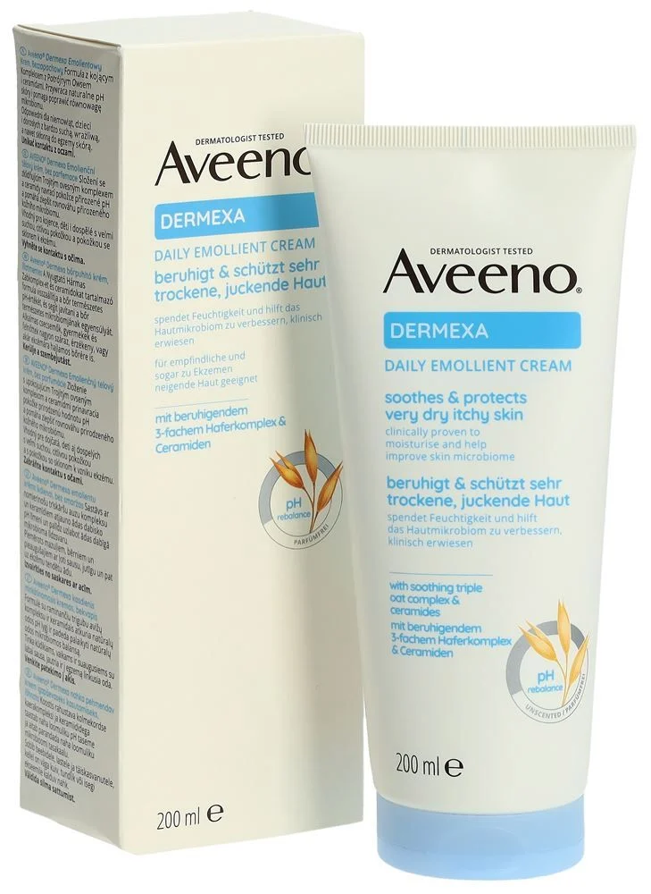 AVEENO Dermexa Crema Emolliente Tb 200ml