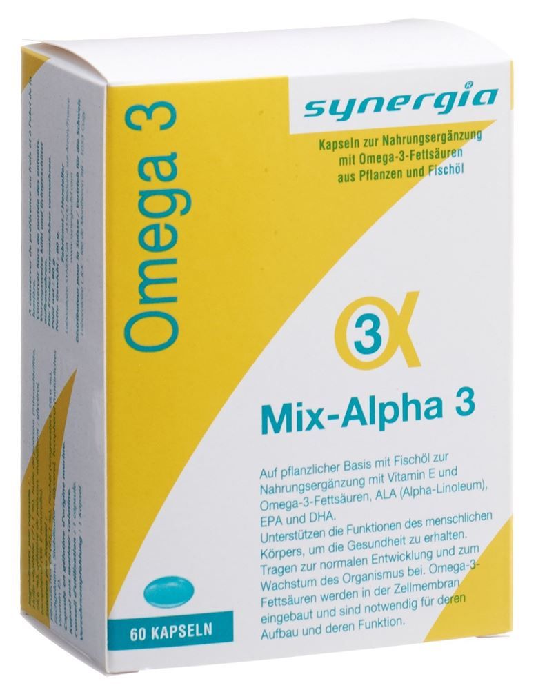 MIX ALPHA 3 Omega 3 Kaps 60 Stück