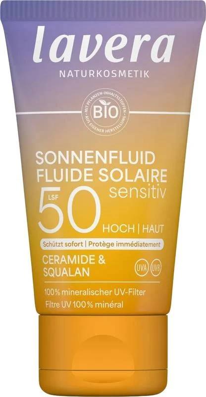 LAVERA Fluido solare sensibile SPF50 Tb 40 ml