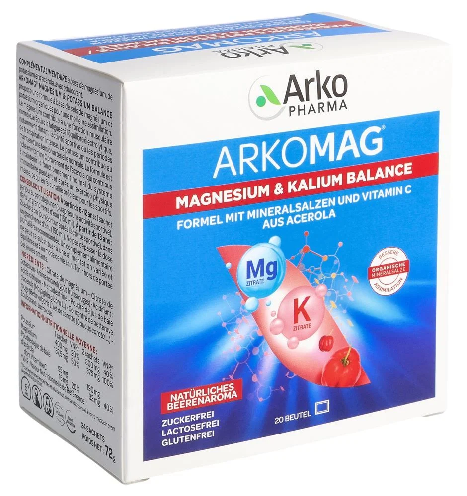 Arkomag Magnesio + Potassio Btl 24 pezzi
