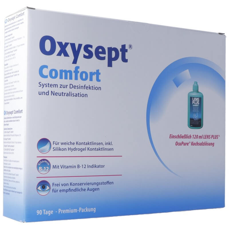 Soluzione Oxysept Comfort + LPOP 3 x 300 ml