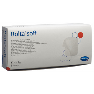 Rolta Benda morbida di cotone 10cmx3m sintetica 6 pezzi
