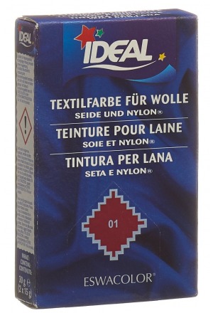 Ideal Wool Colour Plv No01 rosso 30 g