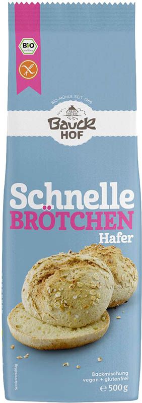 BAUCKHOF rotoli veloci di avena senza glutine 500g