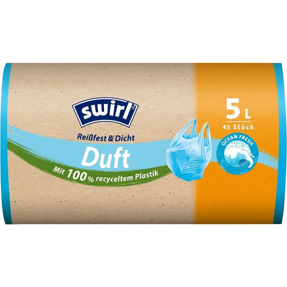 Fodere profumate Swirl per bidoni 5l Ocean 45 pezzi