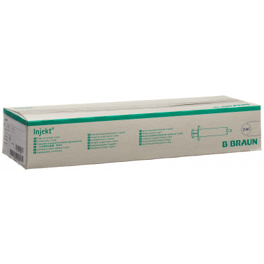 B. Braun siringa 2ml Luer 2 pezzi centrica 100 pezzi