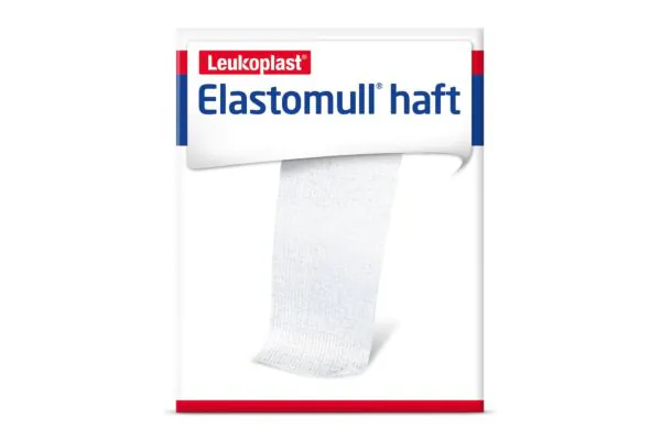Benda di garza adesiva Elastomull 20mx8cm in rotolo bianco
