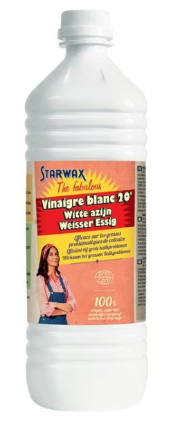 Starwax il favoloso aceto bianco 20° senza profumo 1lt