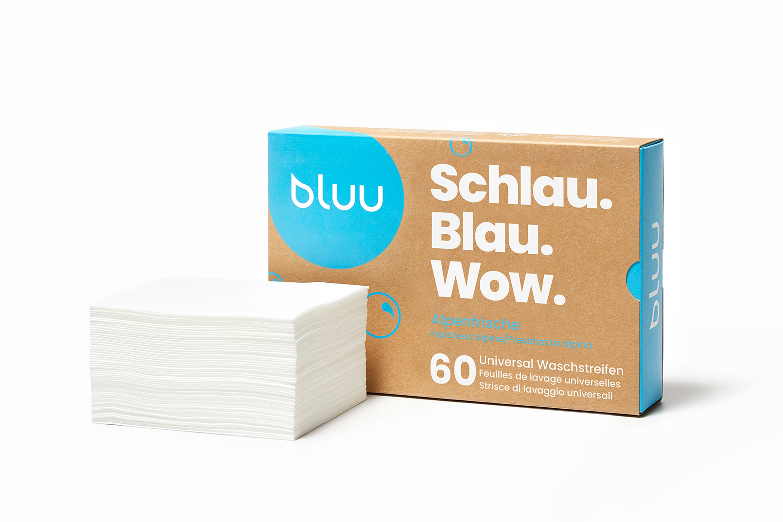 strisce di lavaggio bluu Alpenfrische 60 pezzi