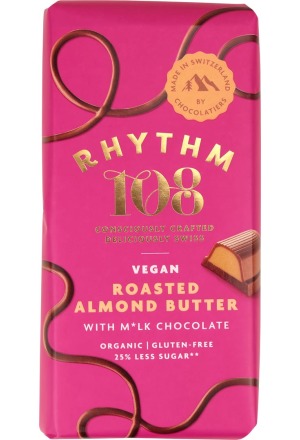 RHYTHM108 Burro di mandorle tostate al cioccolato 100g