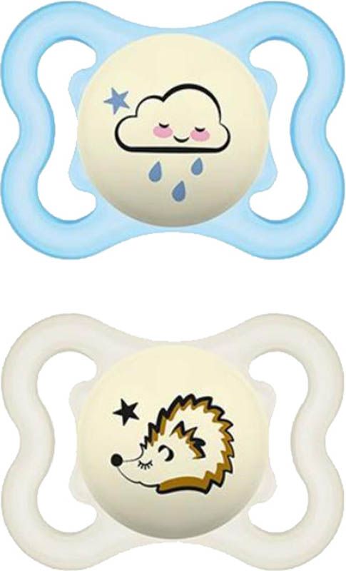 MAM Supreme Night Nuggi silicone 0-6 mesi 2 pezzi
