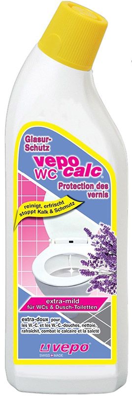 Vepocalc Detergente per WC + protezione smalto profumo delicato di lavanda 750ml