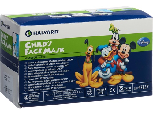 Halyard Maschera per bambini Senza lattice 75 pezzi
