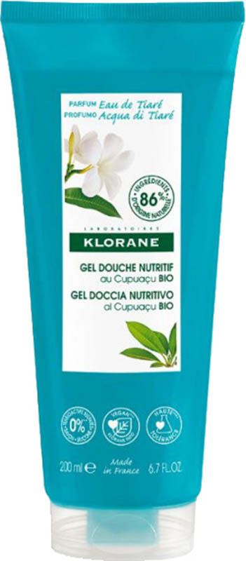 Klorane Gel doccia Acqua di Tiaré 200ml