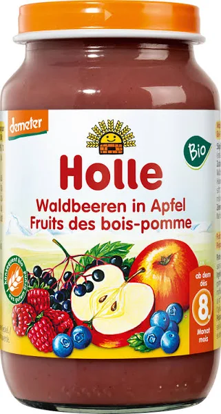 Holle Waldbeeren in Apfel demeter Bio 220g