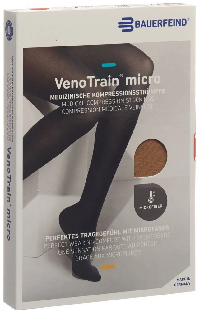 Bauerfeind VT MICRO AG KKL2 M piede p/l punta caram aperta 1 coppia