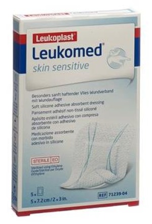 Leukomed pelle sensibile 5x7,2cm 5 pezzi