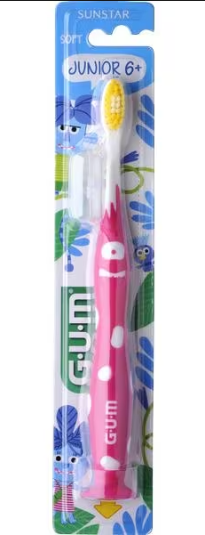 Spazzolino GUM Junior 6-9 anni rosa