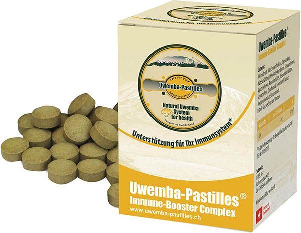 UWEMBA-PASTILLES Immune-Boost Compl 530 mg 120 pezzi