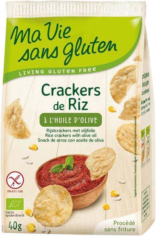 Cracker di riso MA VIE S GLUT con olio d'oliva 40g