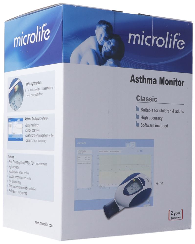 Monitor elettronico dell'asma MICROLIFE PF100