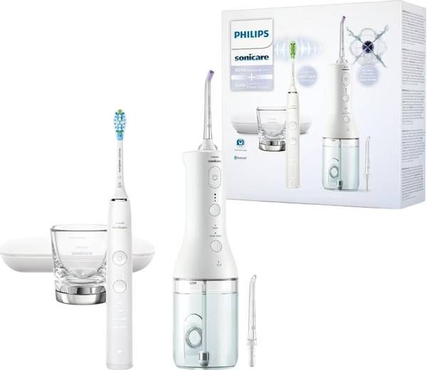 Philips Sonicare Combo DC 9000&Pow Flos bianco/bianco