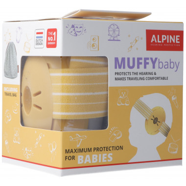 ALPINE MUFFY Cuffia per bambini gialla