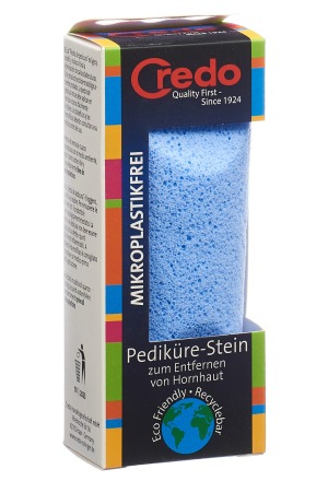 CREDO pietra per pedicure in schiuma di vetro
