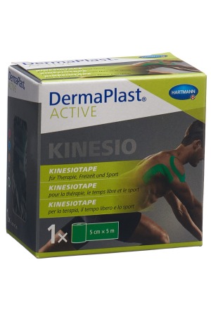 DermaPlast® Active Kinesiotape 5cmx5m verde
