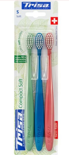 Spazzolino Trisa Compact Soft soft Trio SE