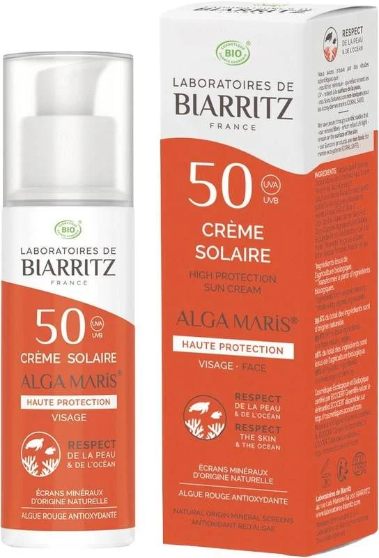 ALGA MARIS crema solare viso SPF50 be 50ml