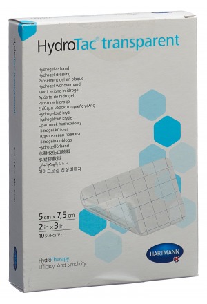 HydroTac trasparente 5x7,5 cm sterile 10 pezzi