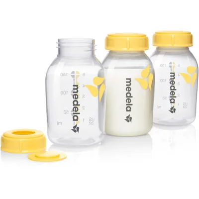 Biberon Medela da 150 ml con coperchio e inserto 3 pezzi