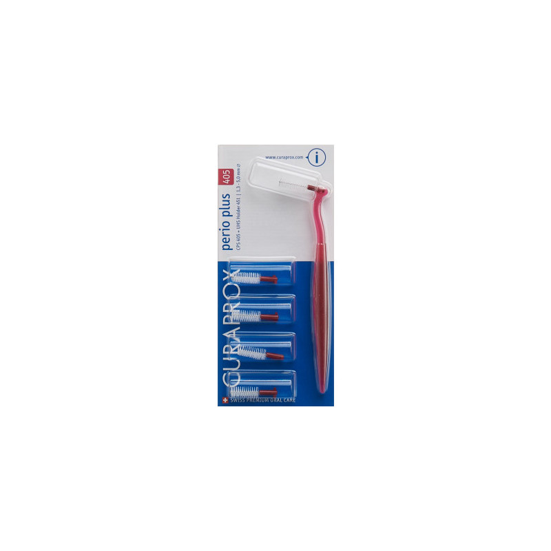 Curaprox CPS 405 perio plus 5 Interdentalbürsten +Halter