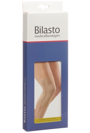 Ginocchiera BILASTO con molle a spirale XL beige