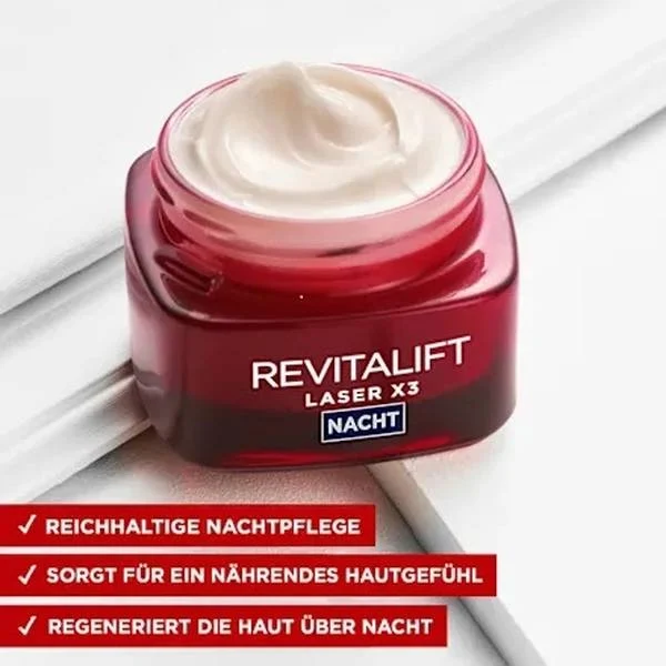 L'OREAL PARIS Revitalift Laser X3 Trattamento Notte 50 ml