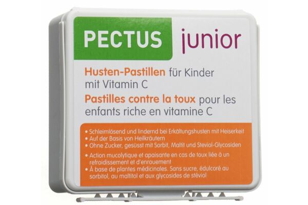 Pectus Junior pastiglie per la tosse per bambini con vitamina C 24 pezzi